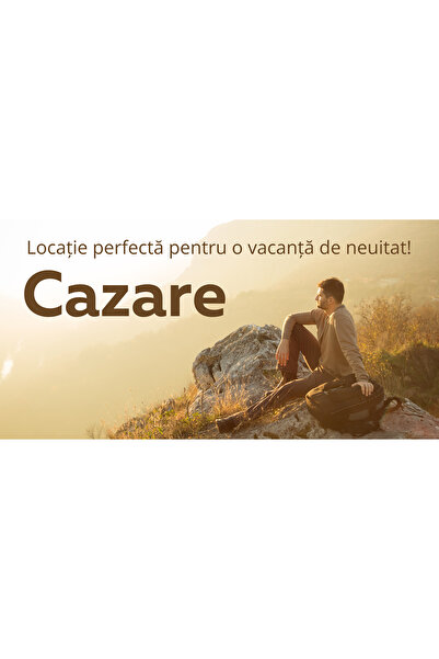 Generic (Unbranded) Banner „Cazare” – Versiunea 3, 150 × 75 cm