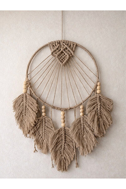 Bohem Shop Izlanda Stili Makrome Düş Kapanı/yapraklı Rüya Kovucu Bohem Duvar ...
