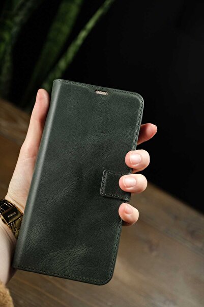 Tecno Spark Slim 5G Hakiki Deri Cüzdanlı Kapaklı Cüzdan Kaliteli Lüks Kılıf