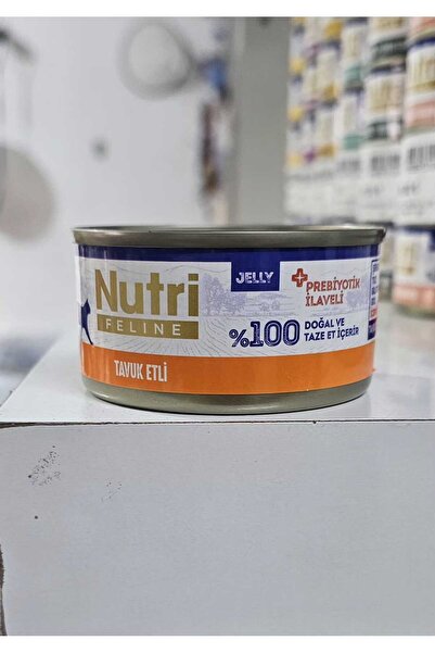 Nutri Feline TAVUK ETLİ JELLY&PREBİYOTİK İLAVELİ 70gR KEDİ KONSERVESİ