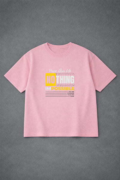 LORVEX Unisex Oversized T-Shirt 100% Cotton Comfortable Fit Nothing Printed