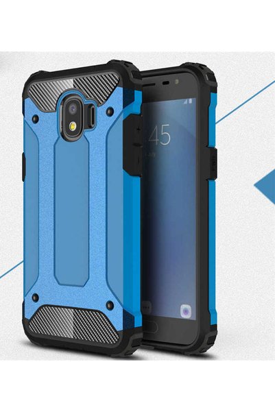 noktaks Galaxy J2 Pro 2018 Compatible - Case Double Layer Protective Crash Mi...