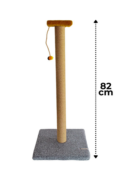 ambarpet Stepli Gray Cat Scratching Board 82 cm