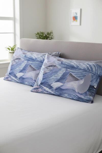 ŞENER HOME 100% Cotton Satin 2-Piece Pillowcase 50X70 cm