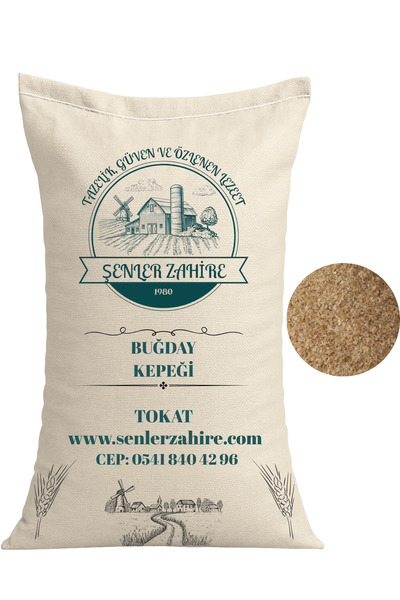 ŞENLER ZAHİRE Buğday Kepeği (Yemlik & Gıda Amaçlı) - 1 kg