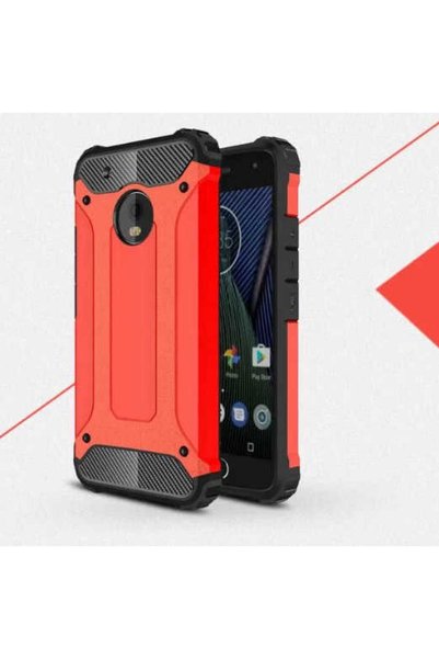 noktaks متوافق مع هاتف Lenovo Moto E4 - حافظة مزدوجة الطبقات واقية من الصدمات...