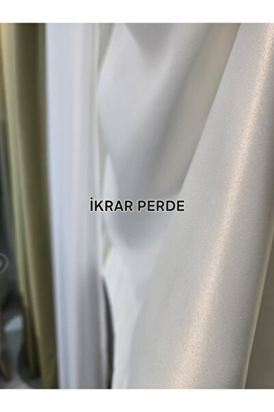 ikrarperde Saten Güneşlik Düz Pilesiz Silüet Belli Etmeyen 1. Kalite