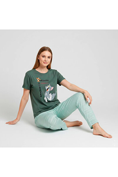 levanapajamas Levana Cartoon Pajamas - Mint Green (Tom & Jerry)