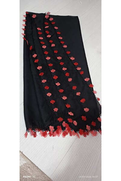 REYYAN İğne oyalı siyah yazma