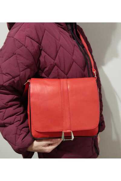 atter Genuine Leather Special Zigzag Stitched Women's Bag (24cm X 23cm)