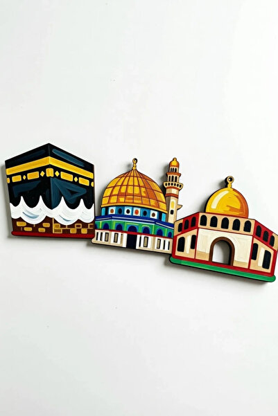 Tarık Kabe – Mescid-i Aksa – Ravza Boyama Seti (Ahşap Boyama Etkinlik Ürünü)