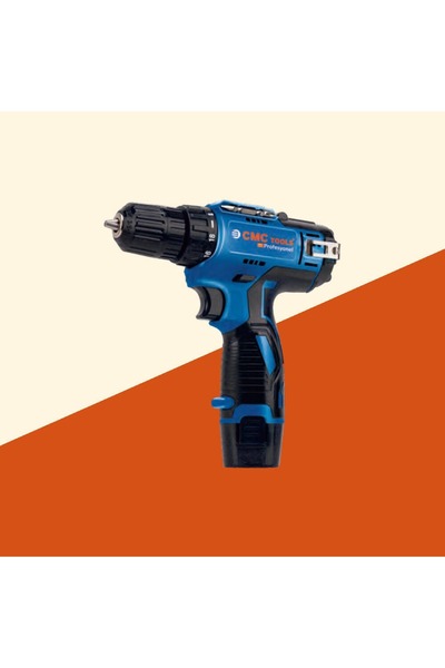 CMC CMC3912 AKÜLÜ ŞARJLI VİDALAMA MATKAP,12V 10MM,YEDEK BATARYALI,2 AKÜLÜ,PRO...