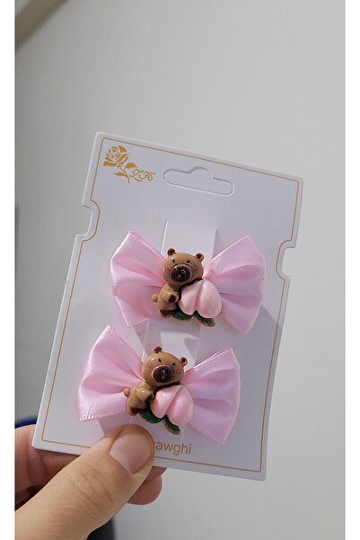 LO ADORO 2 Adet Kız Bebek Az Saçlı Bebek Saç Toka kapibara Toka Prenses Toka