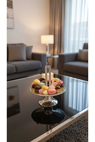 Generic Elegant and versatile serving stand for sweets, nuts, and fruits, 6.5...