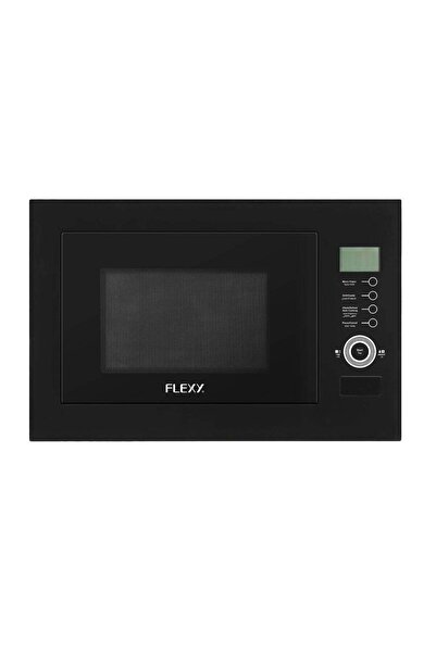 flexy فرن ميكروويف مدمج سعة 25 لترًا مع شواية