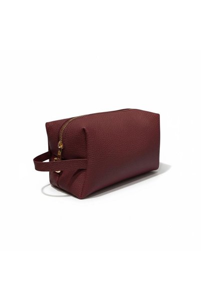 NOVEZA Unisex Vegan Leather Personal Care Bag – Handcrafted, Daily Use, Travel and In-Bag Organizer