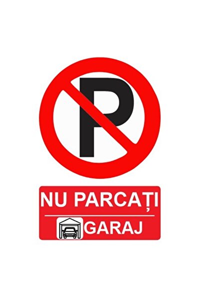 Generic (Unbranded) Indicator reflectorizant Parcare interzisă, PVC 20x30 cm