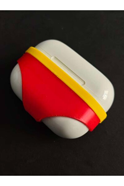 Appledecor حافظة AirPods Pro من سلسلة Zodiac - غطاء حماية باللون الأحمر والأصفر