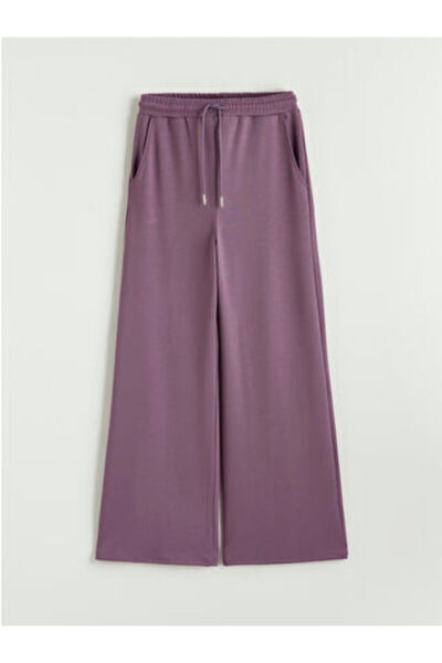 LC Waikiki Artı-Store Women's Wide-Leg Sweatpants with Elastic Waist and Adju...