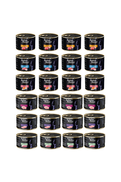 Other DOLINA NOTECI Premium Bogata MIX smaków - mokra karma dla kota - 24x185g