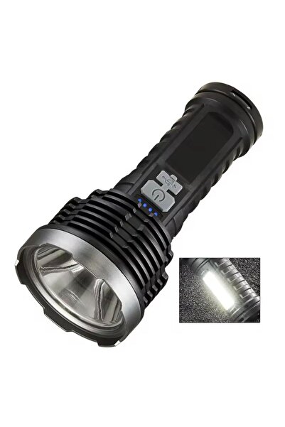 OEM Многофункционален LED фенер, 5W, USB зареждане, водоустойчив и удароустой...