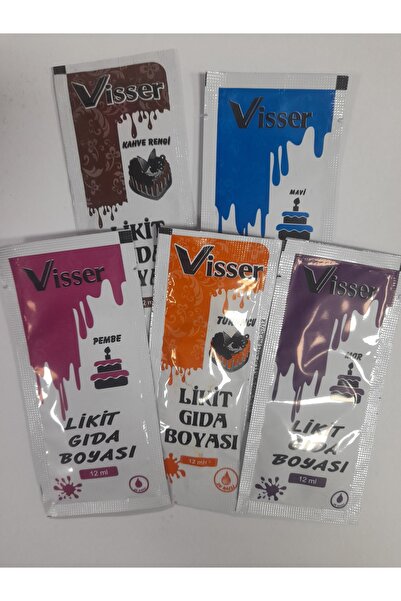 Visser LİKİT GIDA BOYASI 12 ML