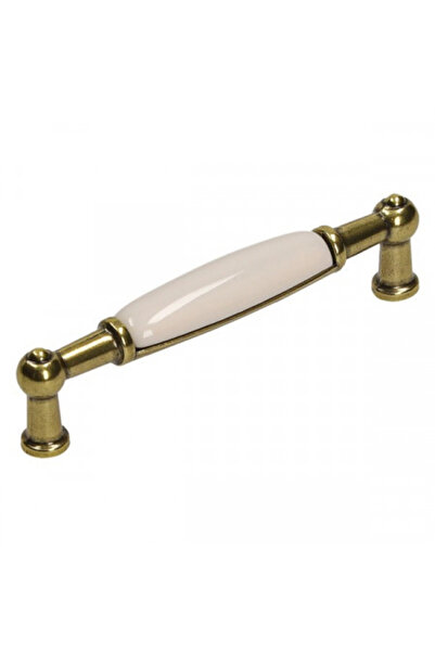 GAMET Metal Handle - UP 21 - 96 mm - Antique Porcelain MLK - Cream