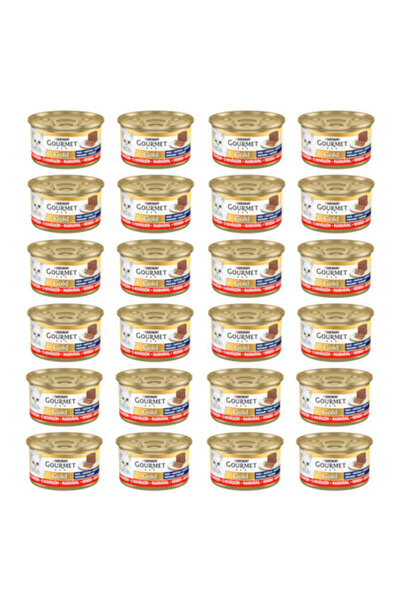 Other GOURMET GOLD mus z wołowiną - mokra karma dla kota - 24x85 g