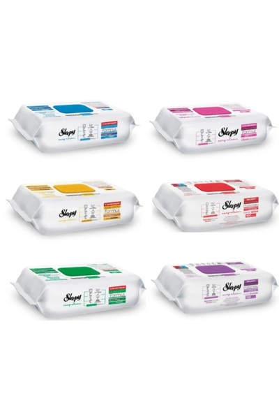 Sleepy Pachet mixt 6 x șervețele pentru curățarea suprafețelor Easy Clean ,10...