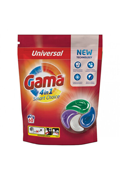 Gama Smart Choice Universal 4-in-1 Laundry Detergent Capsules, 60 pieces – Pr...
