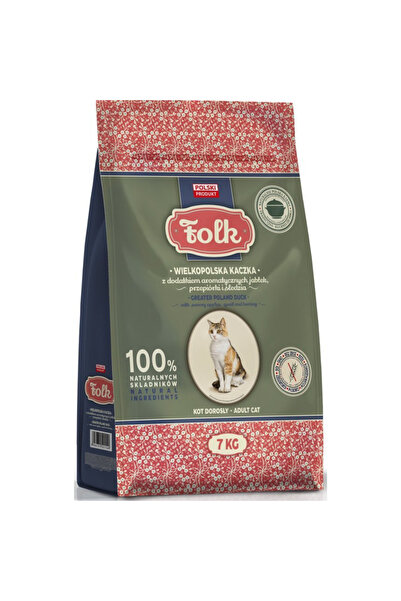 Other Karma sucha dla kota FOLK Wielkopolska kaczka 7kg