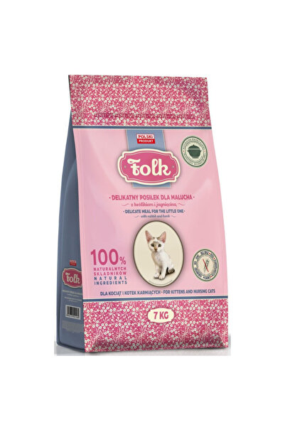 Other Karma sucha dla kota FOLK Kitten z królikiem i jagnięciną 7 kg