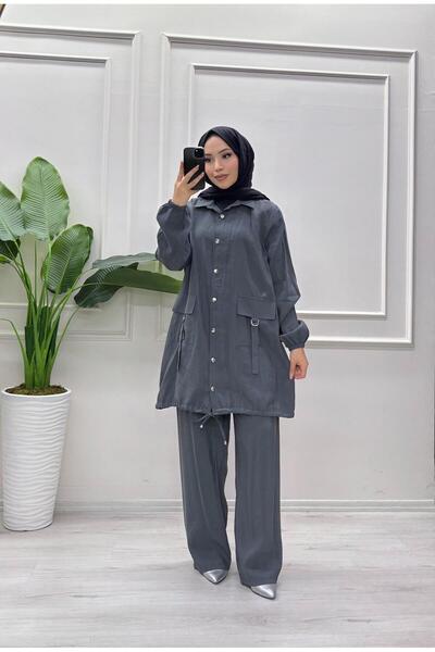 moda acar Parachute Cloth Pants Suit