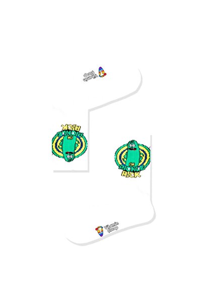 Limmon Store جوارب رياضية بيكل ريك بيضاء