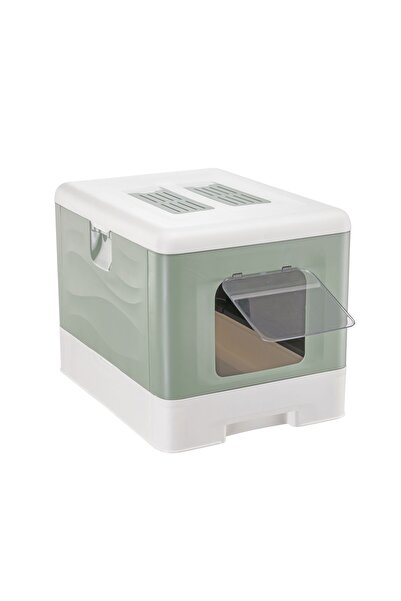 Other Kuweta dla kota składana FERPLAST SAHARA Green z łopatką