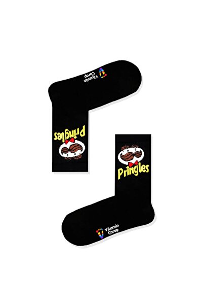 Limmon Store Pringles Black Athletic Socks