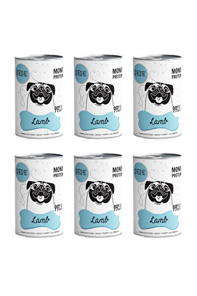 Other Karma mokra dla psa Paka Zwierzaka Pepe Miel 99% jagnięcina 6x400g