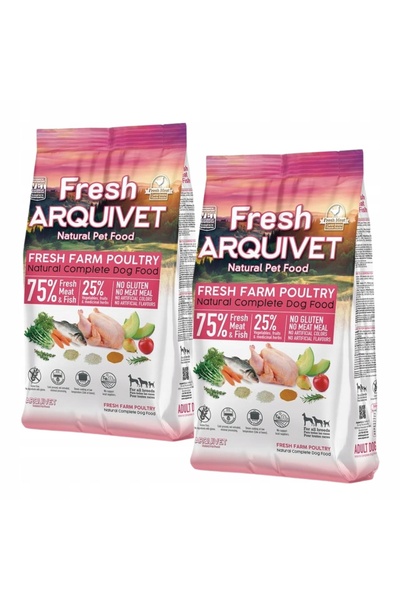 ARQUIVET Fresh semi-soft dog food Chicken Fish Ocean semi-moist 2x2.5kg