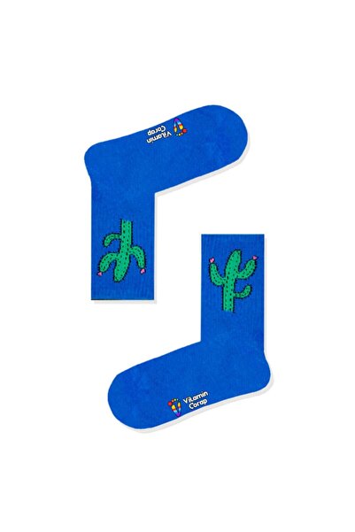 Limmon Store Cactus Blue Athletic Socks
