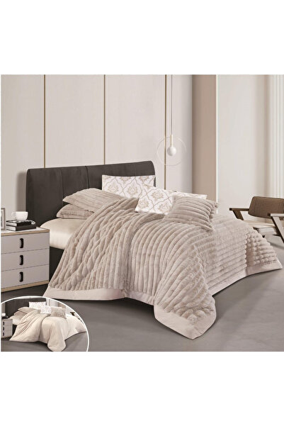 Red Rose A winter single and a half bed comforter set made of velvet and faux...