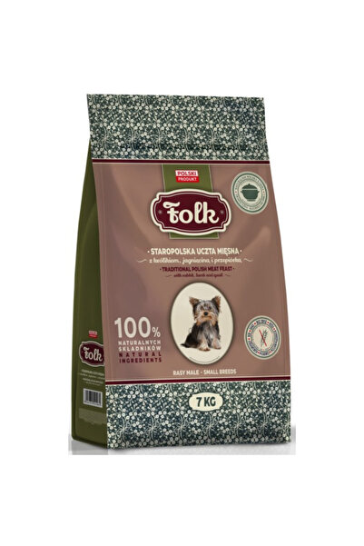 Other Karma sucha dla psa FOLK MINI Staropolska uczta mięsna królik 7kg