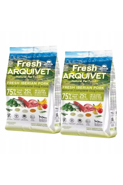 Other ARQUIVET Hrană proaspătă pentru câini cu carne de porc și pește oceanic...