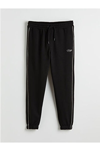 LC Waikiki Black Standard Fit Men's Jogger Sweatpants