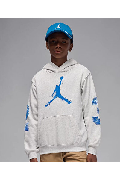 JORDAN سويت شيرت للأولاد من Kids Jdp MJ Mvp Hbr Jumpman - 95F099-X58