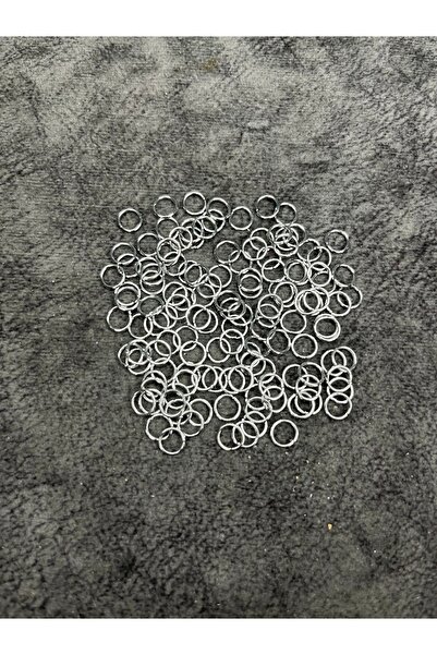 Mos Tespih 6mm culoare argintie nichel 10 bucăți mărgele de rugăciune și inel...