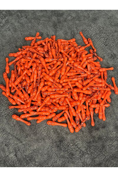 Mos Tespih 10 Adet Turuncu İşlemeli Plastik Tesbih İmame Aparatı