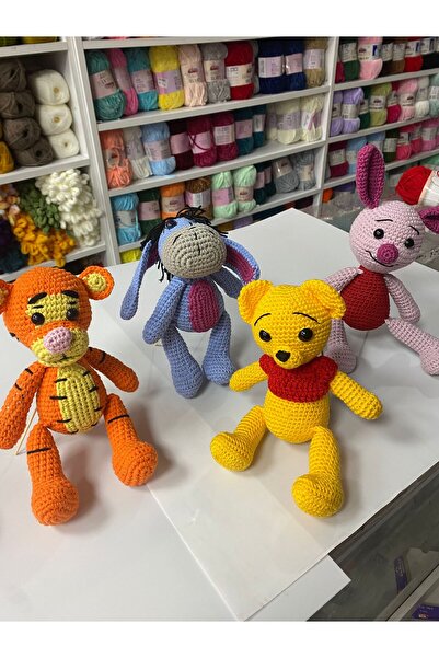 Kevser nur tuhafiye Amigurumi oyuncak ayı Pou ve arkadaşları