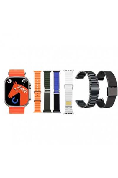 Generic Smart Watch Version 9 with 7 Bracelets Gift