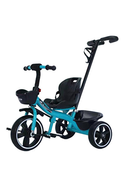 OEM Children's tricycle with parental handle, Pedals and footrest, Storage ba...