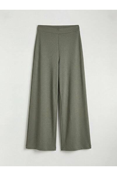 LC Waikiki Artı-Store Women's Wide-Leg Sweatpants with Elastic Waist, Made of...